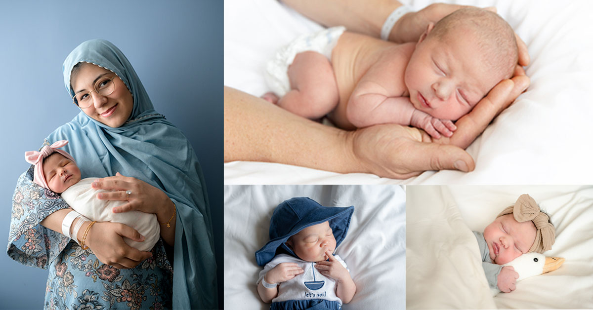 Collage of the four winning images in Bella Baby's April 2026 photography contest