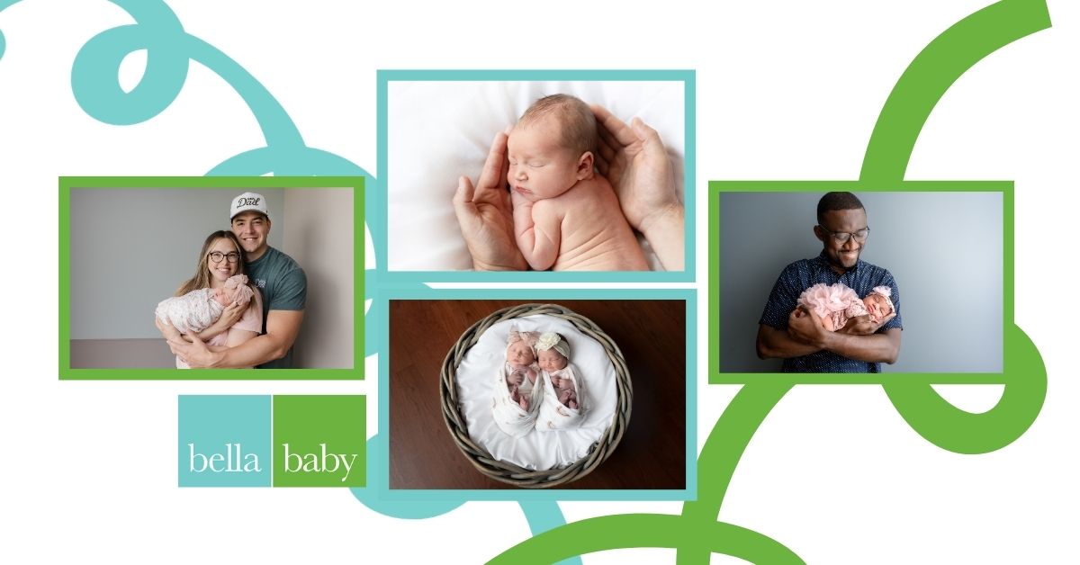 A collage of the winning image the Bella Baby's August 2026 contest